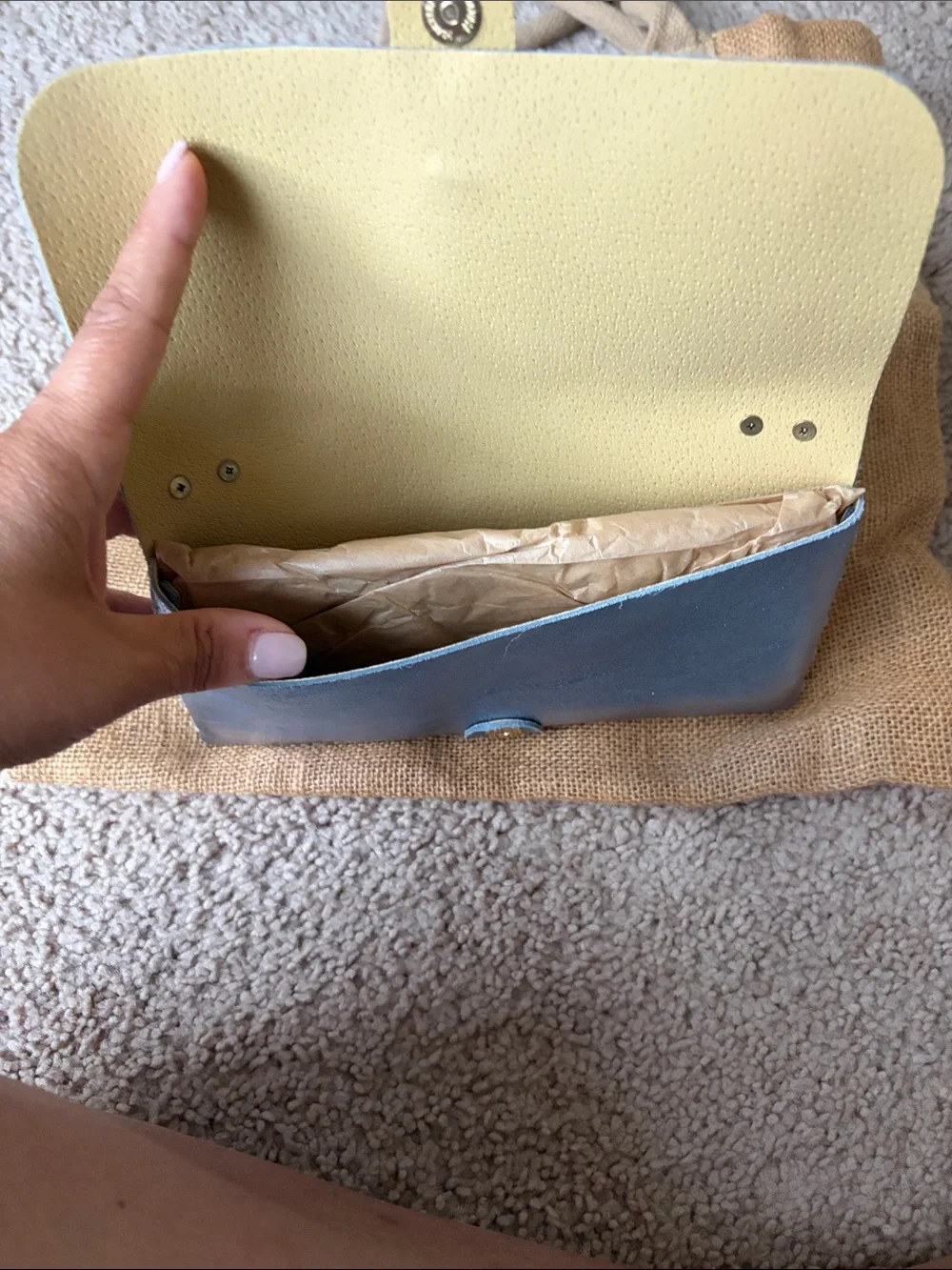 Metallic Silver Chain Crossbody Bag with Bee Accent